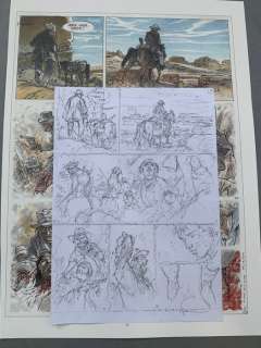 Hermann - 1 Original preliminary page - Duke T6 - Au delà de la Piste - 2022 | Catawiki