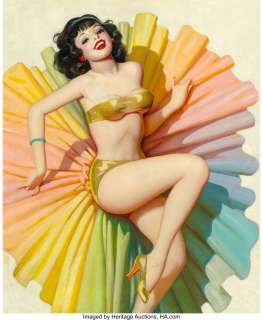 Enoch Bolles (American, 1883-1976) Dancer, Breezy Stories magazine cover, August 1935 Oil on canvas 27 x 22 inches (6... | Heritage