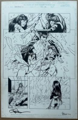 vampirella / shi original comic art page | eBay US (Buy It Now)