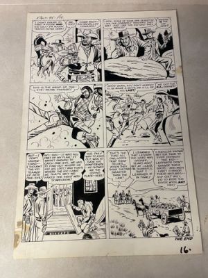 KID COLT OUTLAW #95 original comic art 1960 POSSE FIGHT GUNS STAN LEE AYERS | eBay US (Buy It Now)