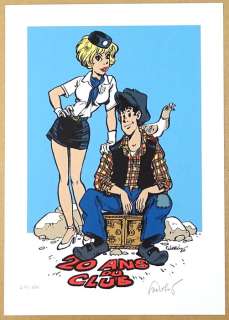 Walthéry, François - 1 Silkscreen - Natacha - Natacha et Walter 20 ans du club | Catawiki