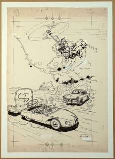 Franquin, André - 1 Estampe Pigmentaire - Spirou et Fantasio - Collection Franquin Les Couvertures - Recueil 53 du Journal de Spirou - 2023 | Catawiki