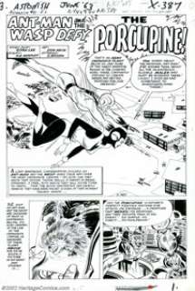 Don Heck - Original Art for Tales To Astonish #48, Complete 13-page Story, "The Porcupine" (Marvel, - | Heritage