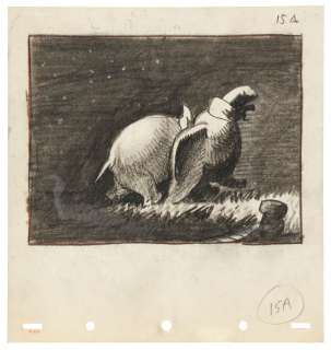 DUMBO STORYBOARD ORIGINAL ART PAIR. | Hake’s
