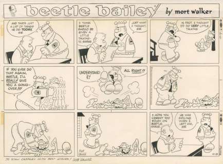 Mort Walker (Né En 1923) - Beetle Bailey