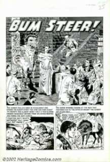 Joe Orlando - Original Art for Weird Science #15, Complete 7-page Story, "Bum Steer" (EC, 1952). Some of - | Heritage