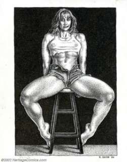 Robert Crumb - Original Illustration for Art and Beauty Magazine, "Eagle" (Kitchen Sink Press, 1996). A - | Heritage