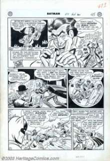 Charles Paris (attributed) - Original Art for Batman #57, page 45 (DC, 1950). Golden Age art doesn’t get much cooler - | Heritage