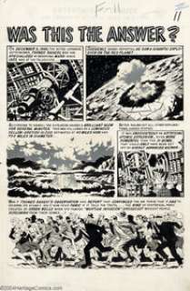 Wally Wood - Original Art for Weird Science-Fantasy #26, page 11 (EC, 1954). With the publication of Weird - | Heritage