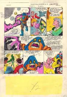 Anthony Tollin, George Perez, Jerry Ordway - Crisis on Infinite Earths #10 P.19 Color Guide Art - Heroes - 1986 Signed
