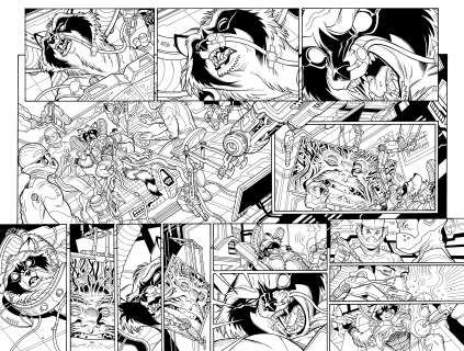 Nick Bradshaw, Walden Wong | Guardians Of The Galaxy # 15 pages 2-3 | Walden Wong