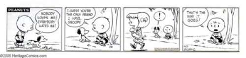 Charles Schulz - Peanuts Daily Comic Strip Original Art, dated 10-3-51 (United Feature Syndicate, 1951). The - | Heritage