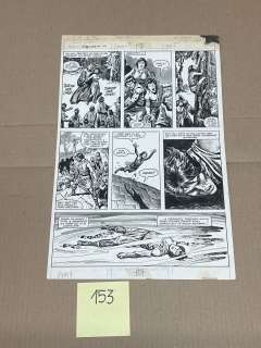John BUSCEMA. « Savage Sword ». Encre de Chine pour la planche 24… | misc / divers