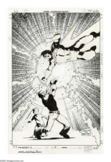 Cary Nord and Andrew Pepoy - Mutant X #14 Cover Original Art (Marvel, 1999). Alex Summers defends his son, -