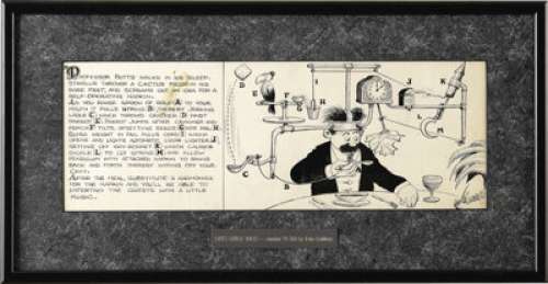 Rube Goldberg - Life’s Little Jokes #59,380 Daily Comic Strip Original Art (undated). Who hasn’t marveled at a - | Heritage