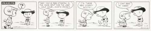Charles Schulz - Peanuts Daily Comic Strip Original Art, dated 11-5-51 (United Feature Syndicate, 1951). Charlie - | Heritage