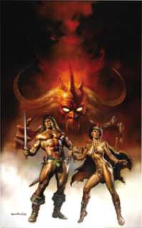Boris Vallejo - "Conan the Fearless" Paperback Cover Painting Original Art (Tor, 1987). In this Steve - | Heritage