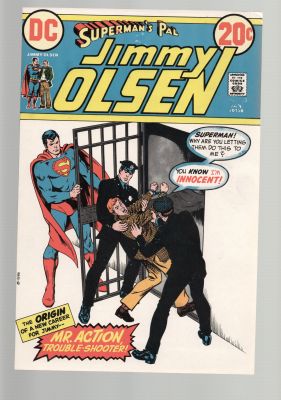 Superman’s Pal Jimmy Olsen #155 Comic Production Art Cover Proof Adler | Neat Stuff Vault