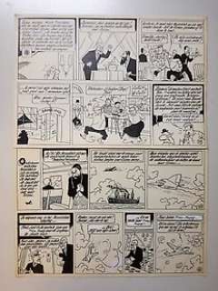 De Moor, Bob - 1 Original page - Nonkel Zigomar, Snoe en Snolleke - Het Hambras Serum - 1951 | Catawiki