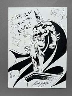 Claudio Castellini - 1 Original drawing - The Batman - Ausdrucksstarke Tuschezeichnung | Catawiki