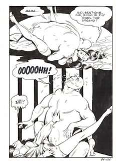 Maghella n. 83 - Tavola originale full page - "Godi Popolo" fine episodio - 1 Tableau original - Exemplaire unique - 1977 | Catawiki