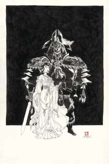 Thierry Robin - Pierre rouge, plume noire, Illustration orig