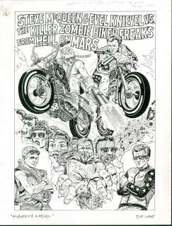 Tim Lane - Tim Lane Badass Steve McQueen & Evel Knievel