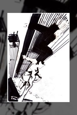 Jock | Daredevil Reborn #4 – Preliminary Working Sketches (Set of Three) – Signed by Jock | Art of Jock