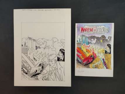 Alessandrini, Giancarlo - 2 Original cover - Martin Mystère, n. 165 - Bentornato a New York - 1995 | Catawiki