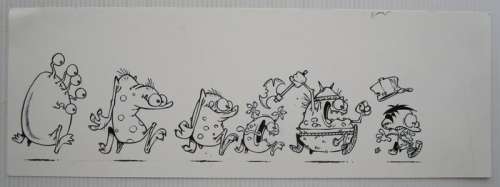 Midam - 1 Original page - Kid Paddle - Kid Paddle en Blorks | Catawiki