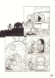 Jacob Chabot - Spongebob Comics #12 P.6 - ‘Great Grandma‘ - 2012 Signed