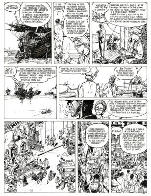 Franz | Thomas Noland, Le Goéland, planche originale à l’encre de chine. | Septimus