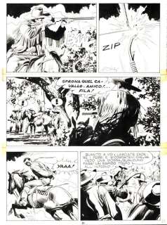 Ticci, Giovanni - 1 Original page - Tex #297 - "Gli Avvoltoi" - 1985 | Catawiki