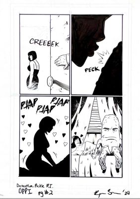 Raymar Brunson | Raymar Brunson - Detective Pickle P.I. Page #2 | Panel Punk Comics Originals