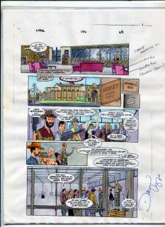 Daniel Vozzo - Legends of the Dark Knight #132 P.24 Color Guide Art - 2000 Signed