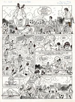 Raymond Reding | Eric Castel, Le Secret de Pablito, planche originale à l’encre de chine. | Septimus