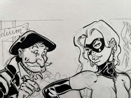 Meynet, Félix - 1 Original drawing - Fanfoué Elections Miss Pays de Savoie | Catawiki