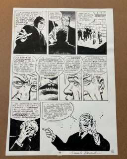 Alessandrini, Giancarlo - 1 Original page - Martin Mystère - n. 1 “Gli uomini in nero” - 1982