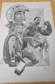 Giordano, Vincenzo - 1 Original drawing - Cinema Pencils - Avengers - 2017 | Catawiki