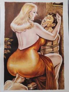 Harukawa, Namio - 1 Imprimer sur toile - Japan Femdom Art Nude BDSM