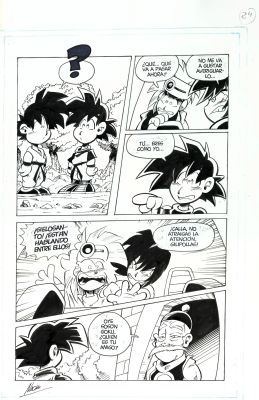 Nacho Fernández | Página original: Dragon Fall + cómic book Dragon Fall returns – Nacho | Origin Of Comics