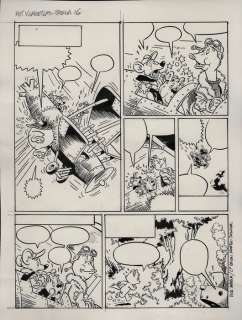 Marten Toonder Studio’s (Matena, Dick) - Originele pagina - Tom Poes & Heer Bommel - Tom Poes en het Komeetgas - 1 page originale - 1999 | Catawiki