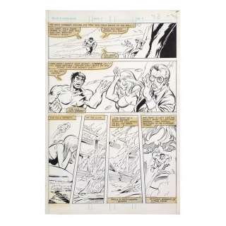 Marvel Comics - Hulk! No. 16 P. 43 by Mike Zeck and John Tartaglione | Propstore