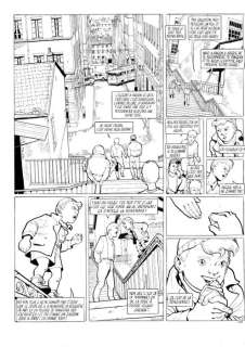 Berlion, Olivier - Planche originale + mise en couleur originale - Sales Mioches T3 - La Ficelle - (1999) | Catawiki