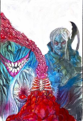 John Bivens | John Bivens: PLAGUE SEEKER ISSUE #0 - COVER C | Panel Punk Comics Originals