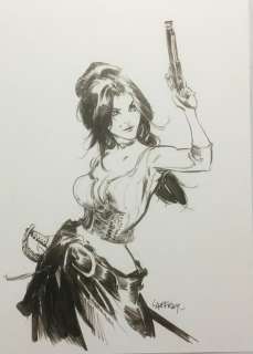 Lauffray, Mathieu - 1 Original drawing - Long John Silver - Lady Vivian Hastings - 2023 | Catawiki