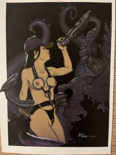 Ciampi, Francesco - 1 Original colour drawing - Sex Alien - 1998 | Catawiki