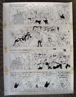 Pom - 1 Original page - Piet Pienter en Bert Bibber - Buldaarse Rhapsodie - 1958 | Catawiki