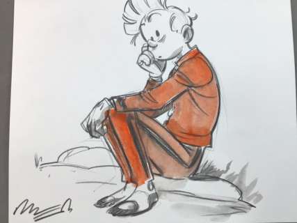 Munuera, José-Luis - Dessin original couleur - Spirou | Catawiki