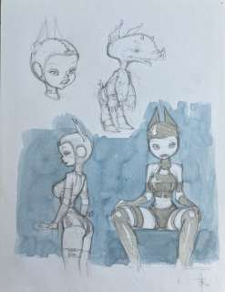 Andreae, Jean-Baptiste - 1 Original drawing - Azimut - 2011 | Catawiki